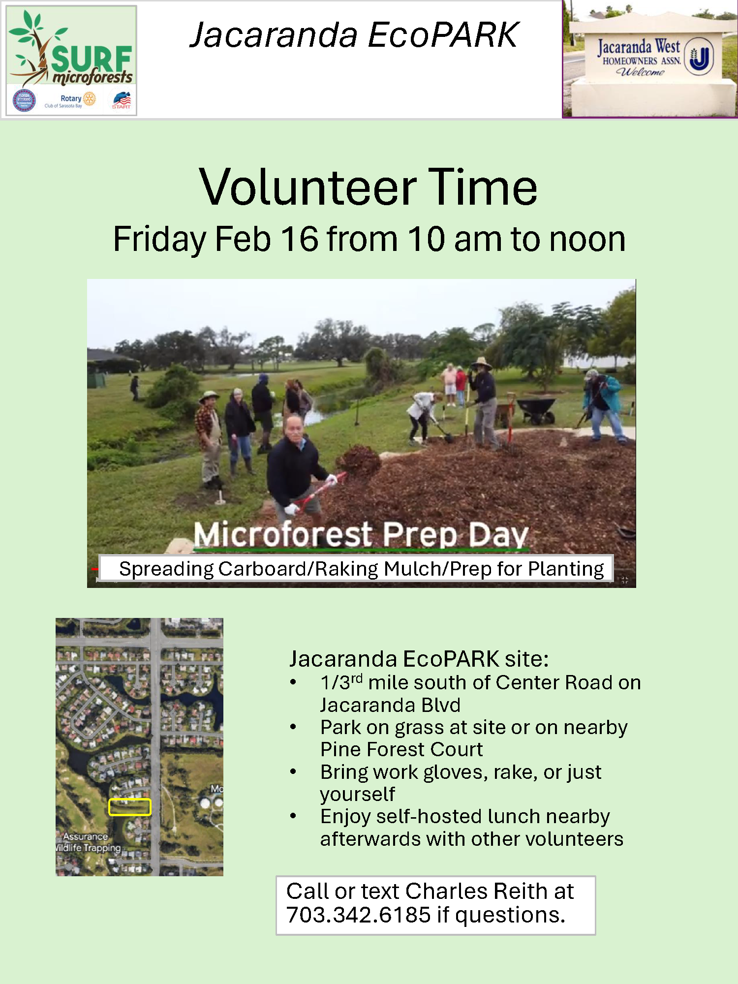 Jacaranda EcoPARK Volunteer Session @ Jacaranda EcoPARK